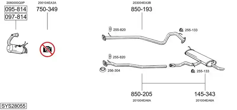BOSAL SYS28055