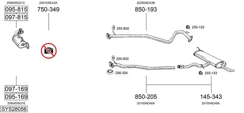 BOSAL SYS28056