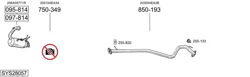 BOSAL SYS28057