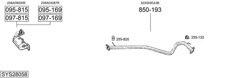 BOSAL SYS28058