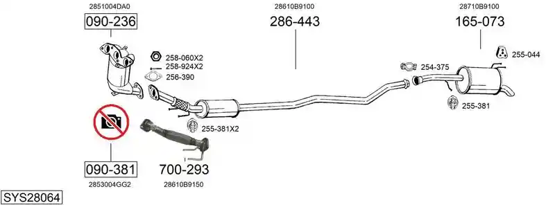 BOSAL SYS28064