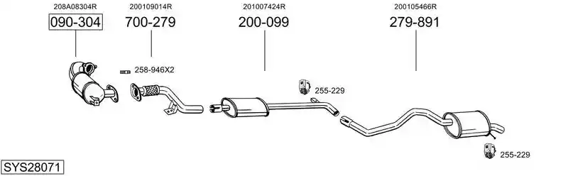 BOSAL SYS28071