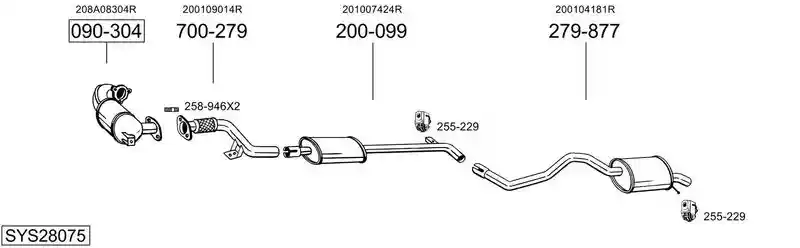 BOSAL SYS28075