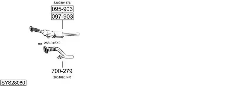 BOSAL SYS28080