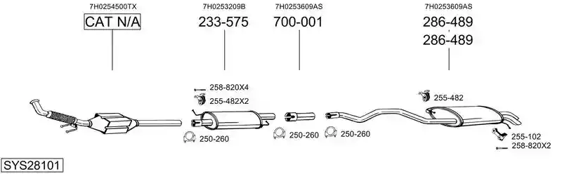 BOSAL SYS28101