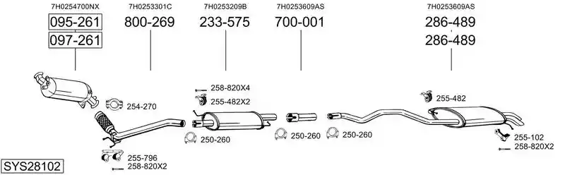 BOSAL SYS28102
