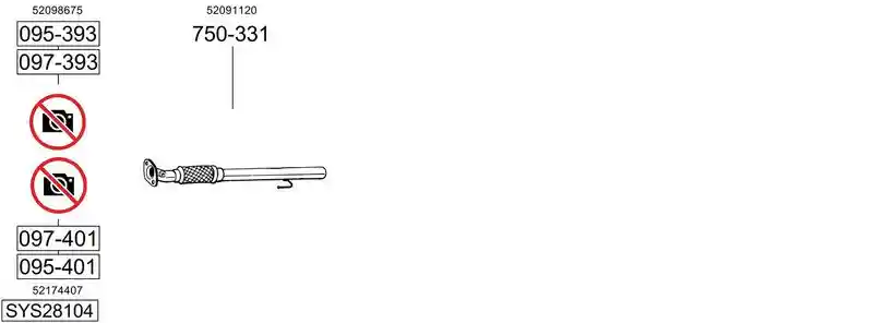 BOSAL SYS28104