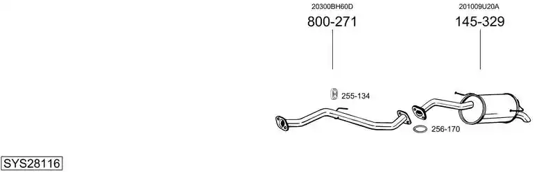 BOSAL SYS28116