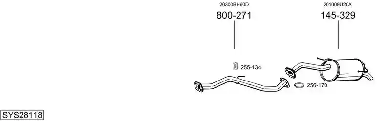 BOSAL SYS28118