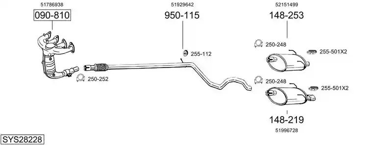 BOSAL SYS28228