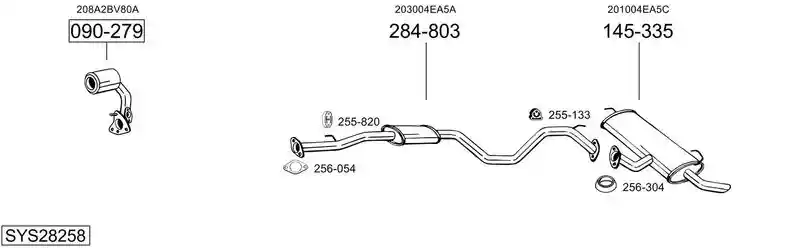 BOSAL SYS28258