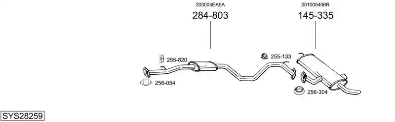 BOSAL SYS28259