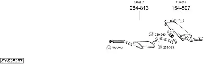 BOSAL SYS28267