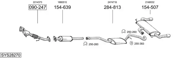 BOSAL SYS28270
