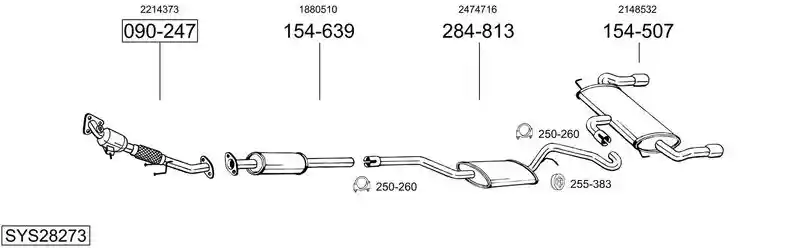 BOSAL SYS28273