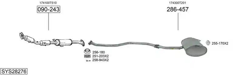 BOSAL SYS28276