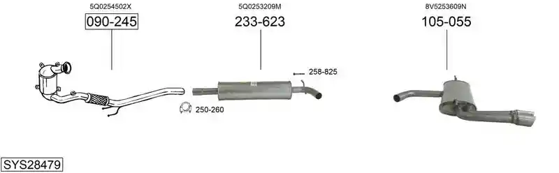 BOSAL SYS28479