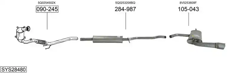 BOSAL SYS28480
