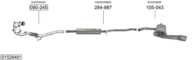 BOSAL SYS28481