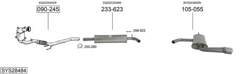 BOSAL SYS28484