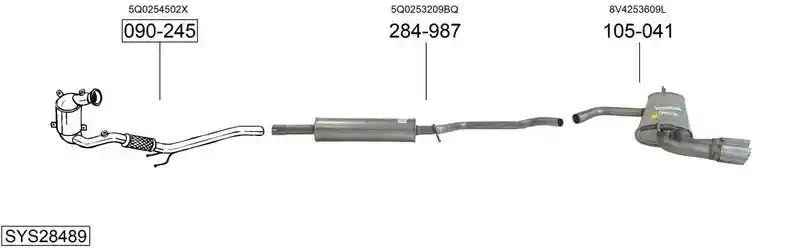 BOSAL SYS28489