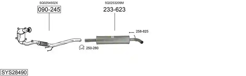 BOSAL SYS28490