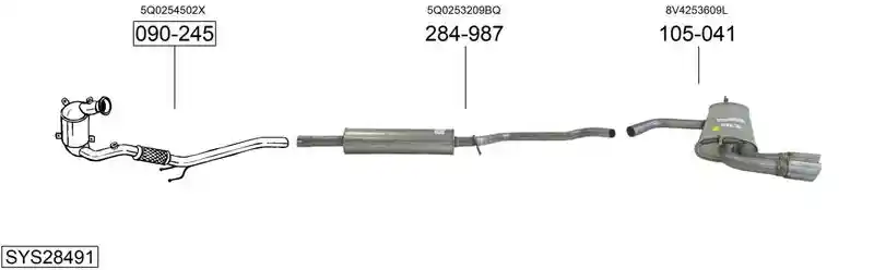 BOSAL SYS28491