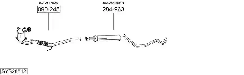 BOSAL SYS28512