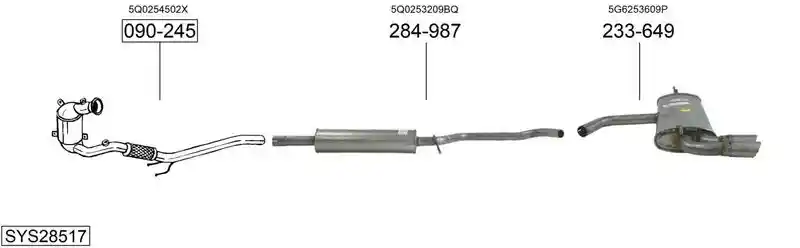 BOSAL SYS28517