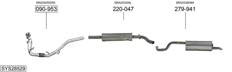 BOSAL SYS28529