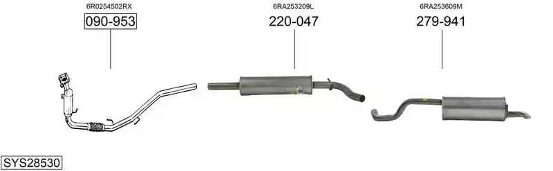 BOSAL SYS28530