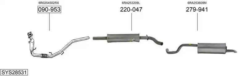 BOSAL SYS28531