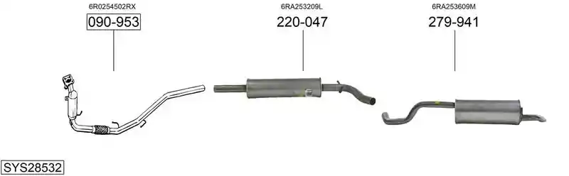 BOSAL SYS28532
