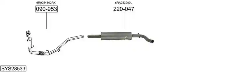 BOSAL SYS28533