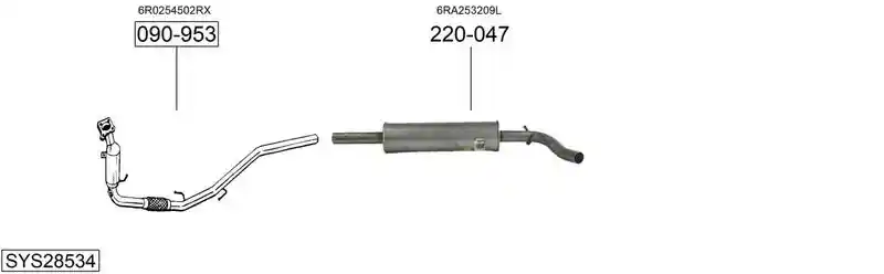 BOSAL SYS28534