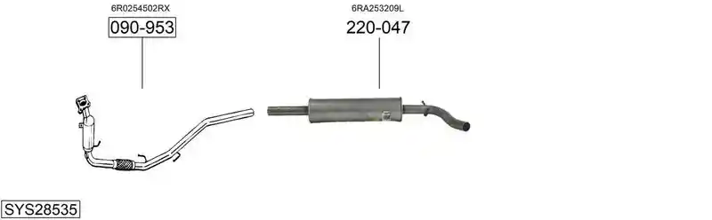 BOSAL SYS28535