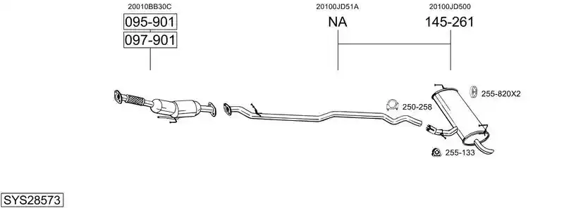 BOSAL SYS28573