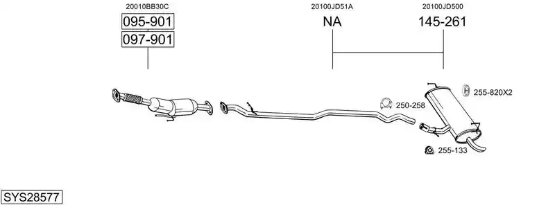 BOSAL SYS28577