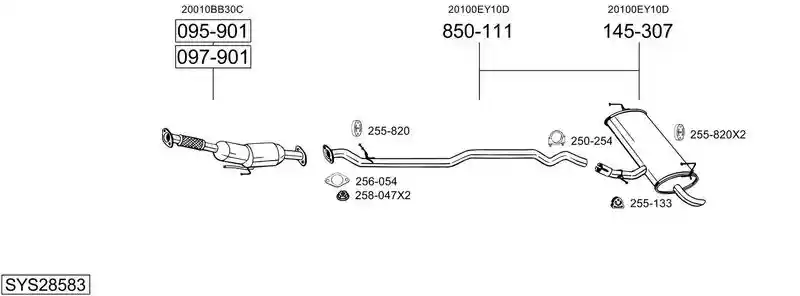 BOSAL SYS28583