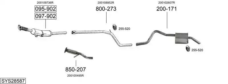 BOSAL SYS28587