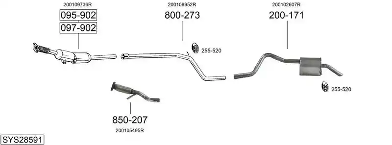 BOSAL SYS28591