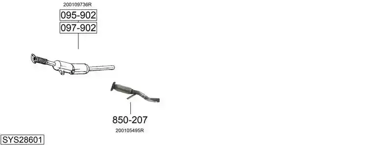 BOSAL SYS28601