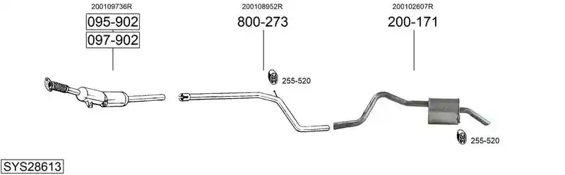 BOSAL SYS28613