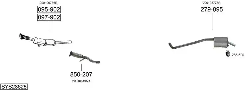 BOSAL SYS28625