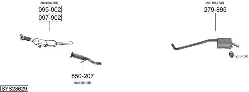 BOSAL SYS28629