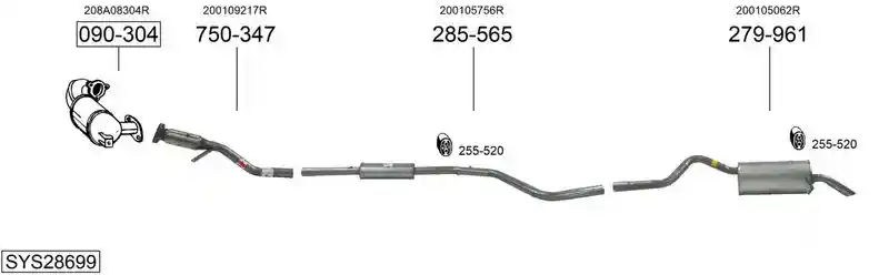 BOSAL SYS28699