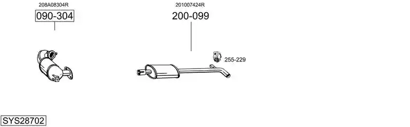 BOSAL SYS28702