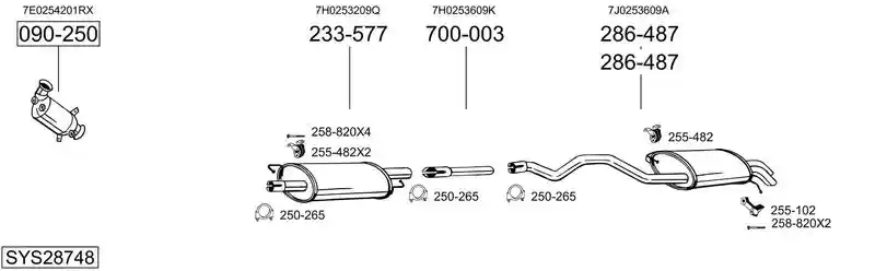 BOSAL SYS28748