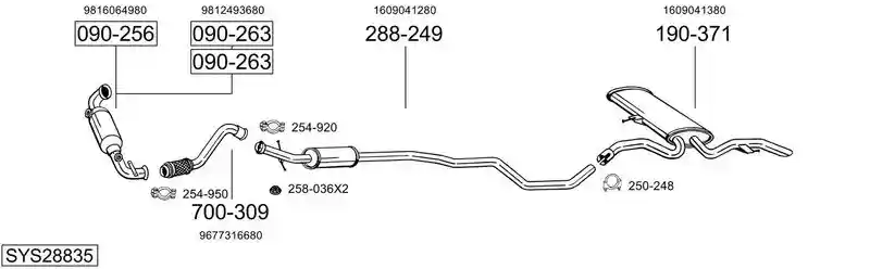 BOSAL SYS28835