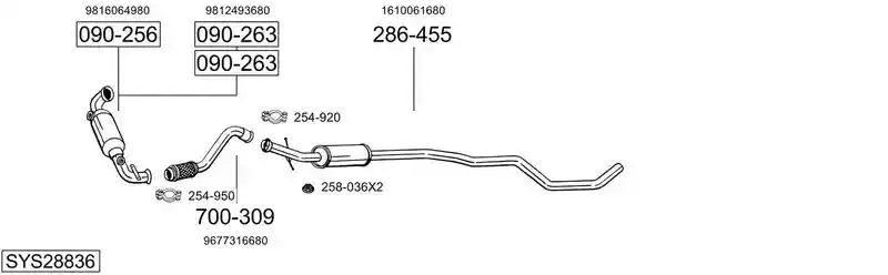 BOSAL SYS28836